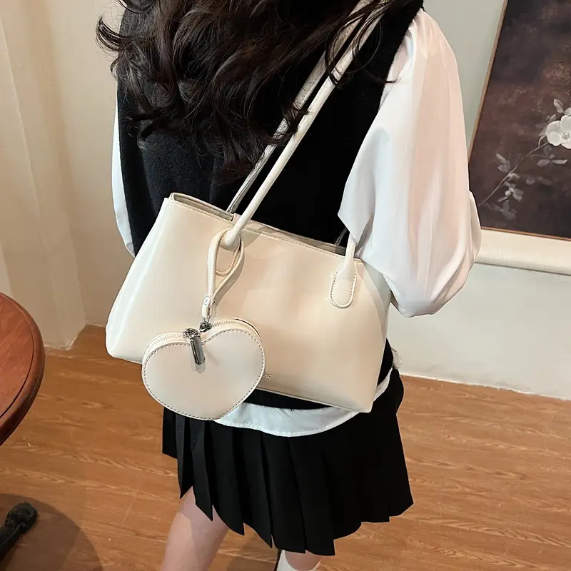 Korean Retro Heart Bag Women 2026 Autumn - Image 3