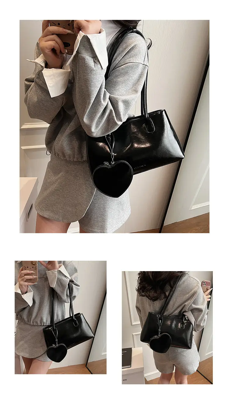 Korean Retro Heart Bag Women 2026 Autumn — feature 10