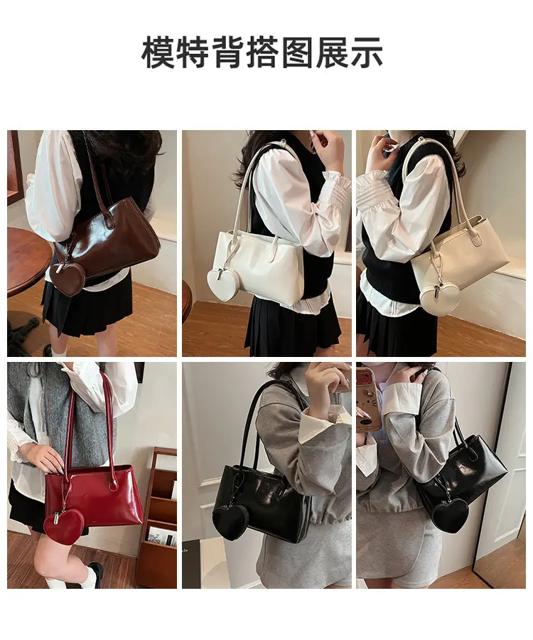 Korean Retro Heart Bag Women 2026 Autumn — feature 8