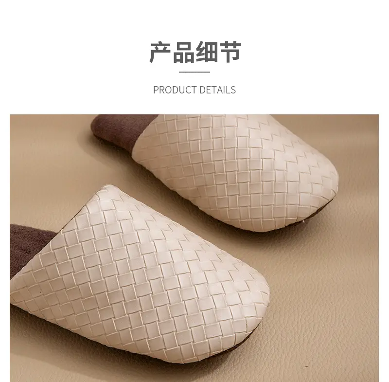 Silent Slippers for Women Autumn and Winter 2025 New Indoor Home Japanese Style Floor Soft Bottom Postpartum Non-Slip Cotton Slippers — feature 11