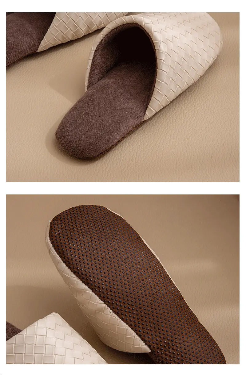 Silent Slippers for Women Autumn and Winter 2025 New Indoor Home Japanese Style Floor Soft Bottom Postpartum Non-Slip Cotton Slippers — feature 12