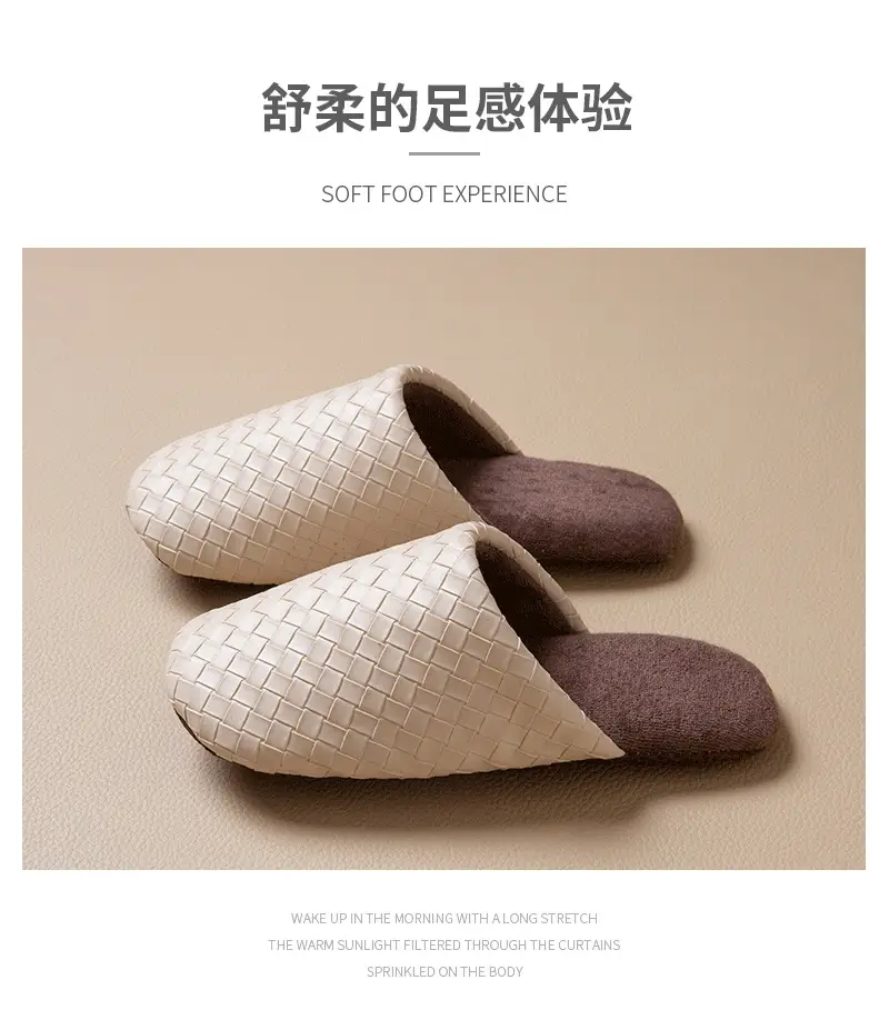 Silent Slippers for Women Autumn and Winter 2025 New Indoor Home Japanese Style Floor Soft Bottom Postpartum Non-Slip Cotton Slippers — feature 7
