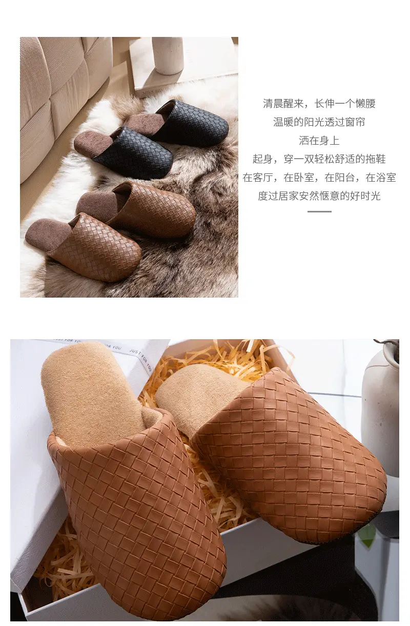 Silent Slippers for Women Autumn and Winter 2025 New Indoor Home Japanese Style Floor Soft Bottom Postpartum Non-Slip Cotton Slippers — feature 9