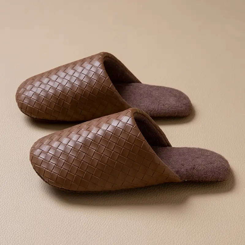 Silent Slippers for Women Autumn and Winter 2025 New Indoor Home Japanese Style Floor Soft Bottom Postpartum Non-Slip Cotton Slippers - Image 2