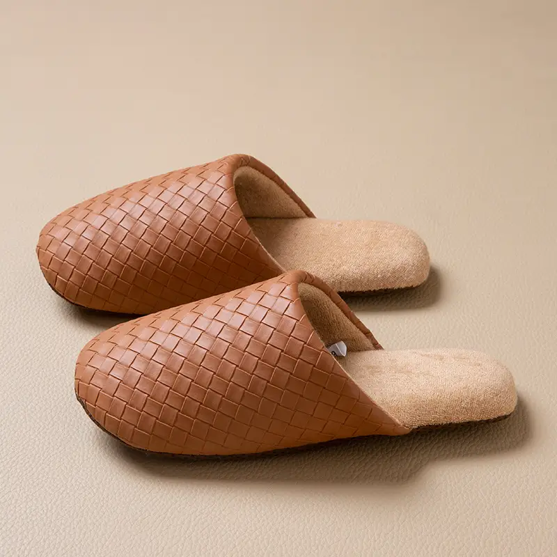 Silent Slippers for Women Autumn and Winter 2025 New Indoor Home Japanese Style Floor Soft Bottom Postpartum Non-Slip Cotton Slippers - Image 3