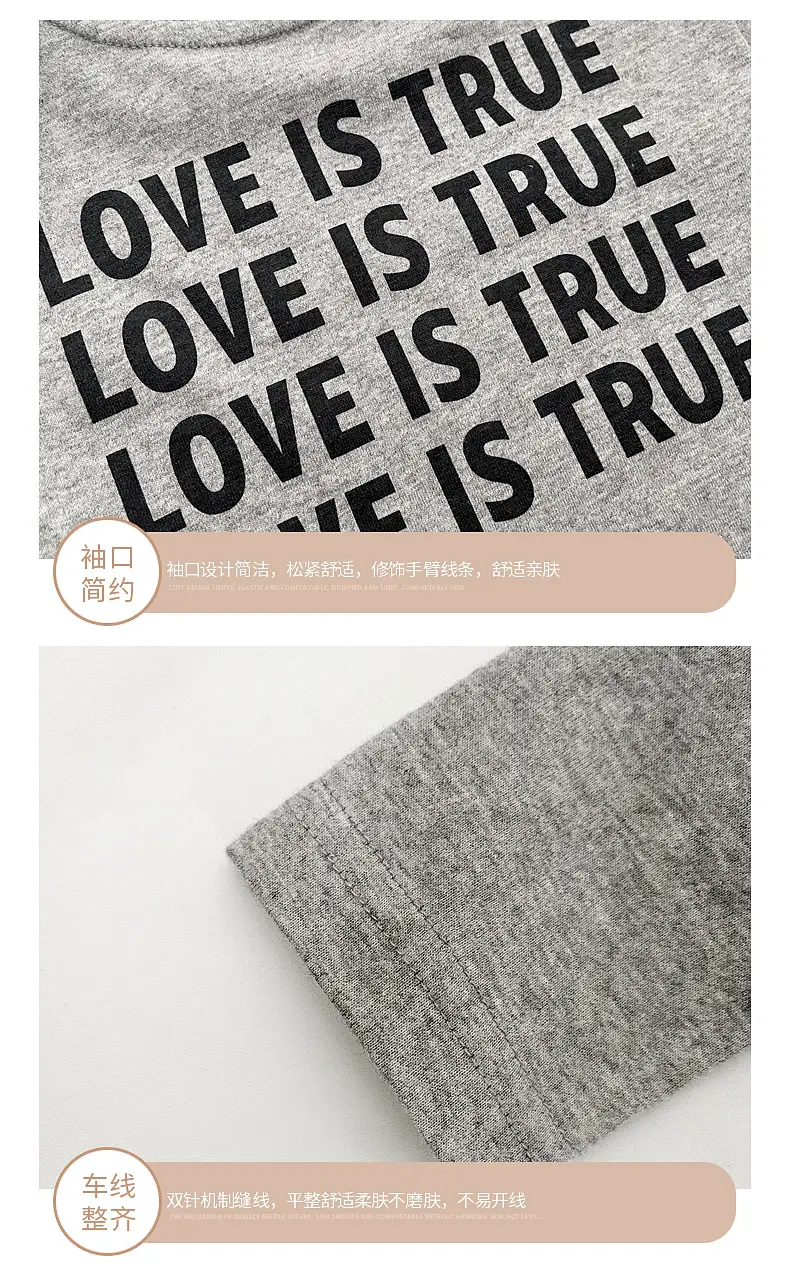 Boys Long Sleeve Baby T-Shirt Grey New Spring Autumn — feature 10