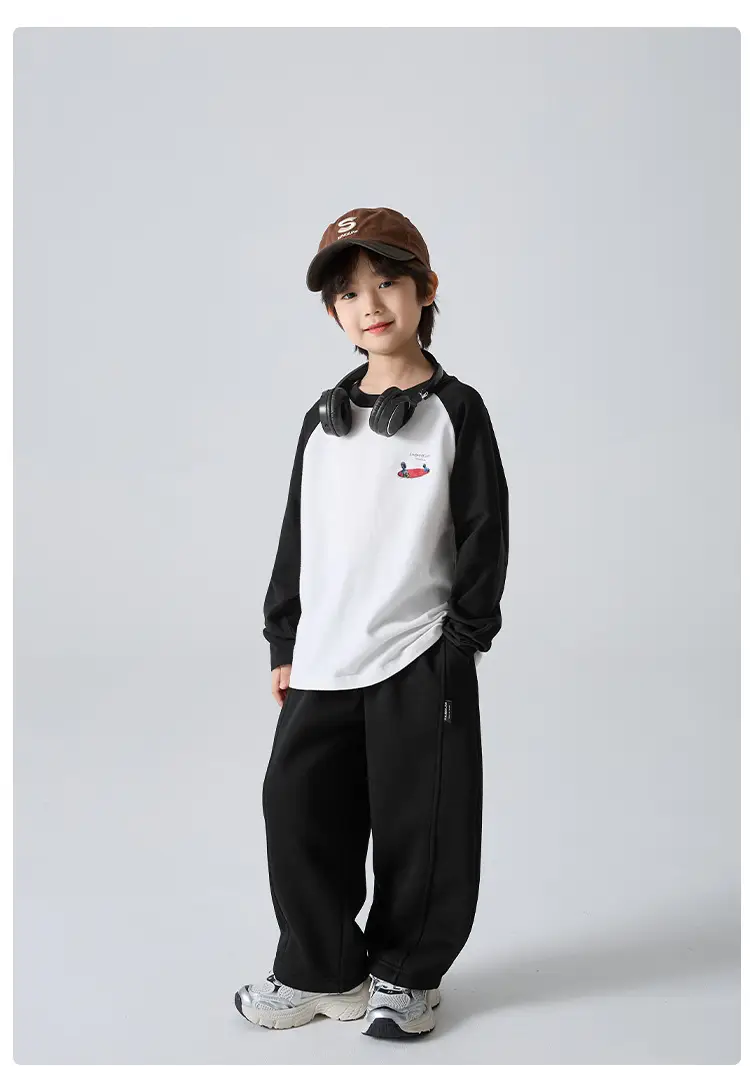 Haima Boys Korean Printed Cotton Long Sleeve T-Shirt — feature 9