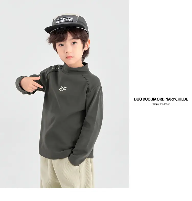 Boys Black Printed Long Sleeve T-Shirt Medium to XL — feature 35