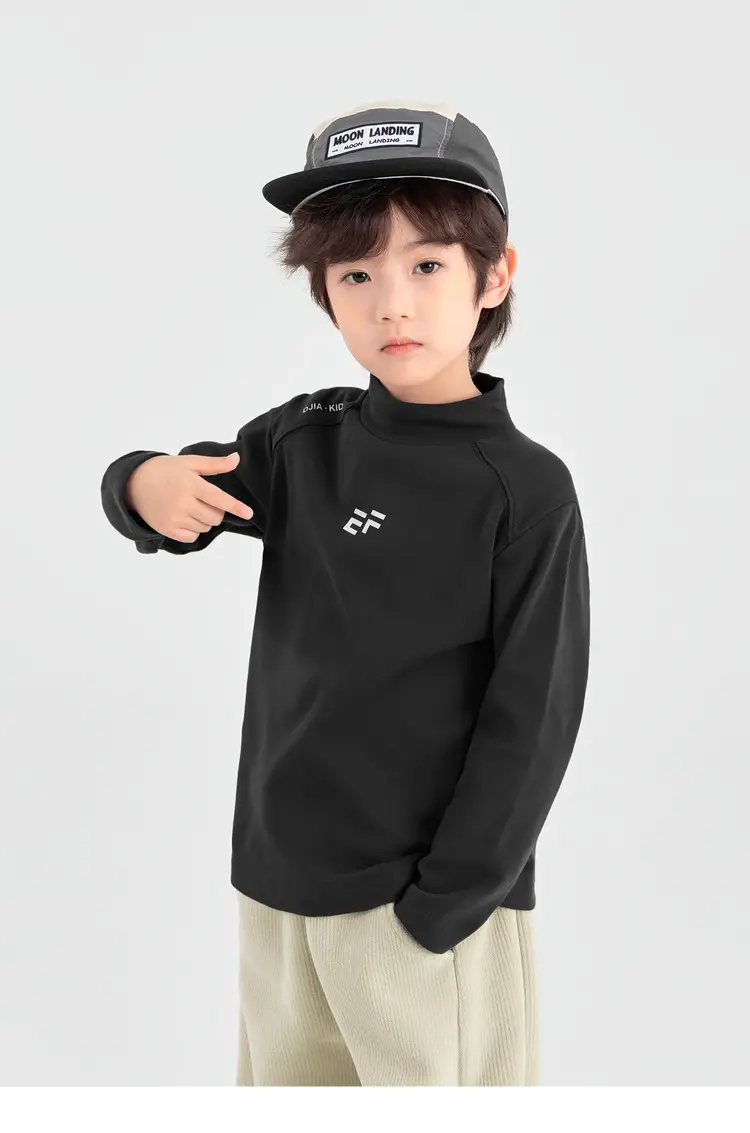Boys Black Printed Long Sleeve T-Shirt Medium to XL — feature 43