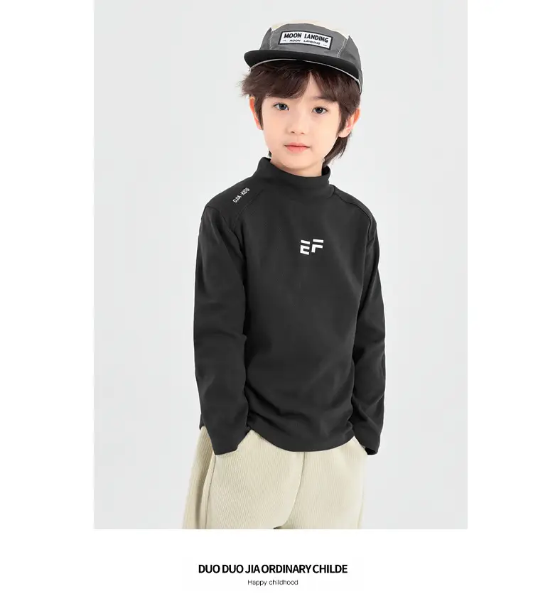 Boys Black Printed Long Sleeve T-Shirt Medium to XL — feature 44