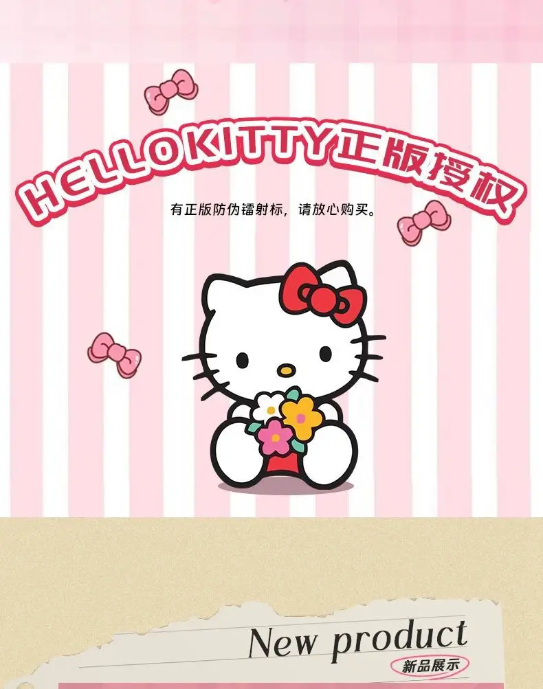 Authentic Sanrio New Kt Catwoman Cartoon Cotton Slippers for Home Indoor Plush Warm and Comfortable Thickeneded — feature 4