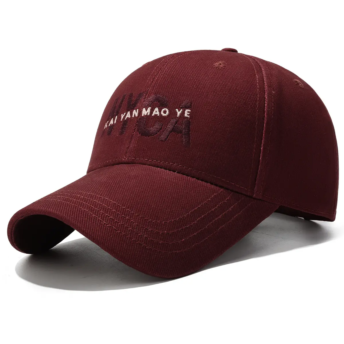 Four Seasons Baseball Cap with Letter Embroidery Black - Image 5
