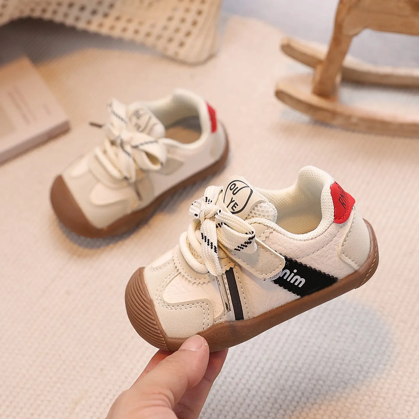 Baby Sneakers for Girls, Soft Soled Toddler Shoes, 2026 Spring Autumn