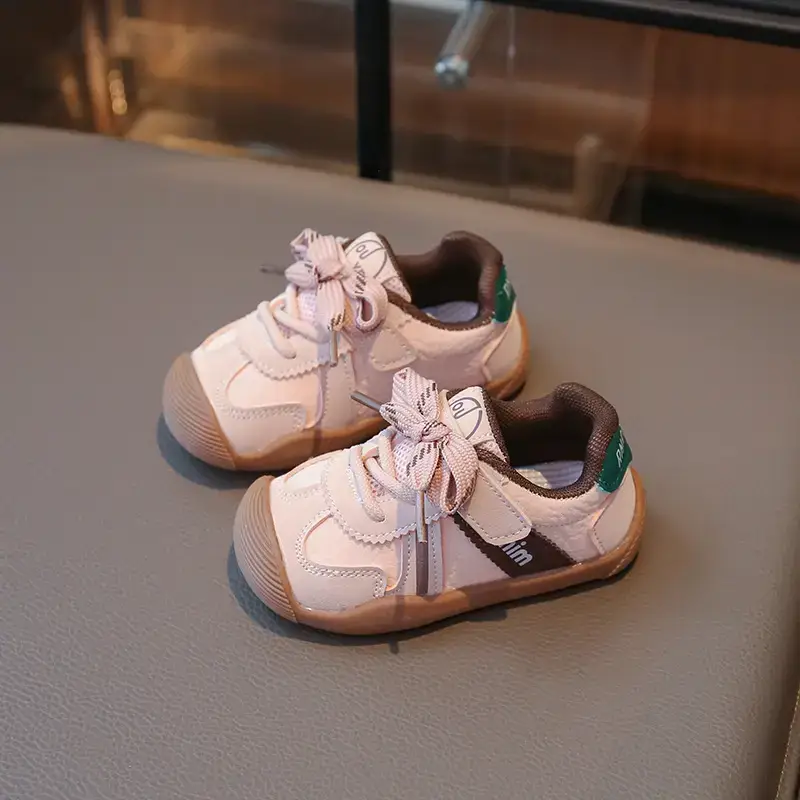 Spot 2025 Toddler Shoes Cream Non-Slip Soft Sole