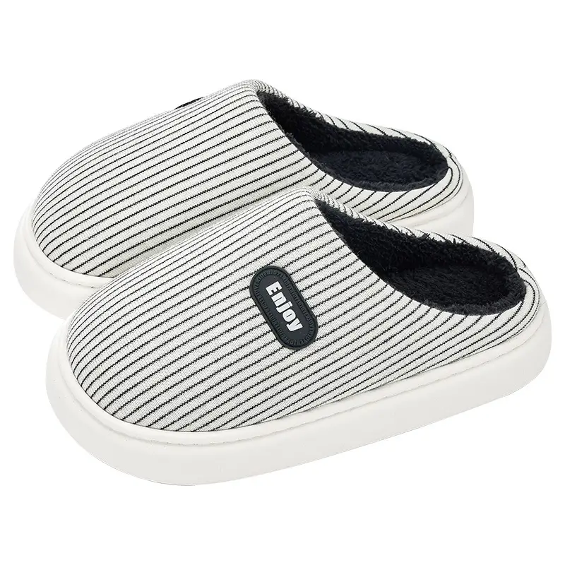 Lidani Cotton Slippers for Men, Winter 2026 New Model, Indoor Home Plush Warm Non-Slip Slippers for Women, Autumn and Winter - Image 7