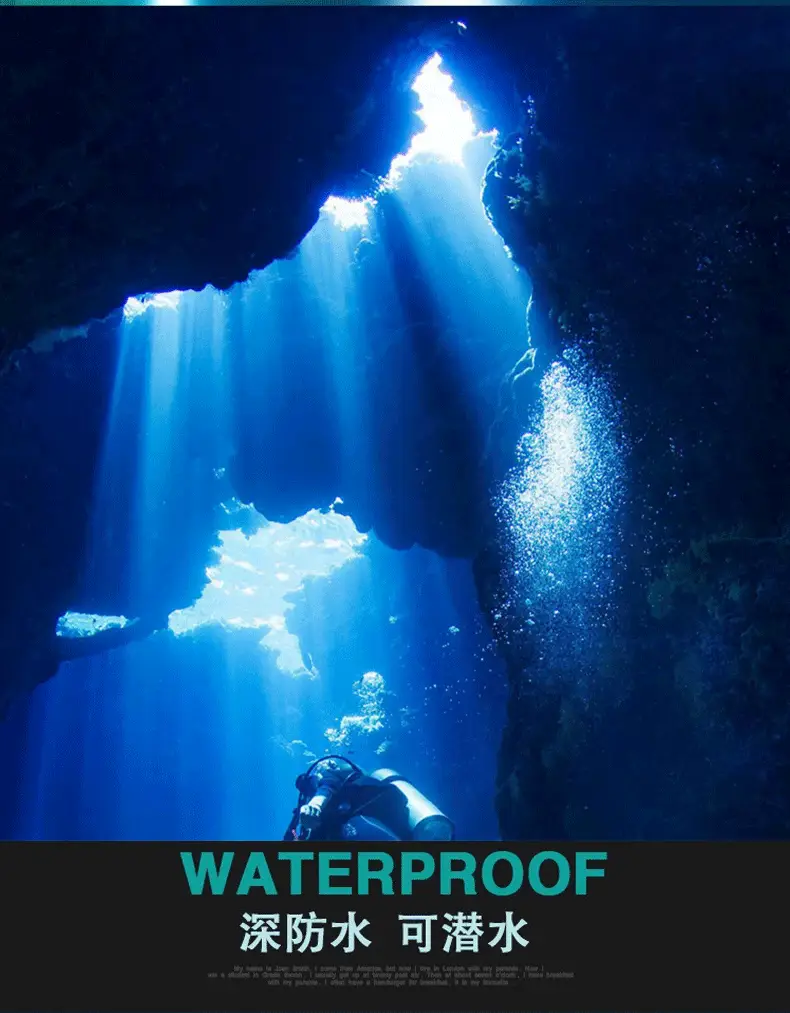 Rechargeable Waterproof Headlamp for Diving & Mining — feature 7