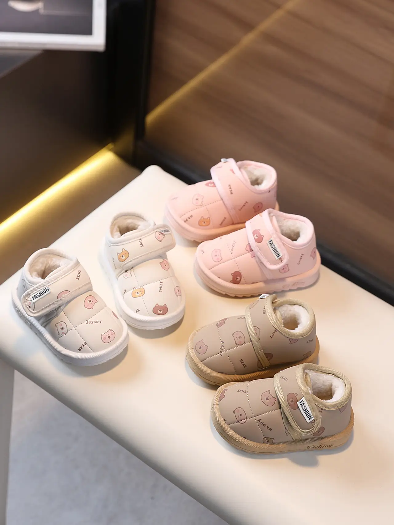 Winter Warm Waterproof Toddler Shoes for 1yo Girls Boys — feature 1