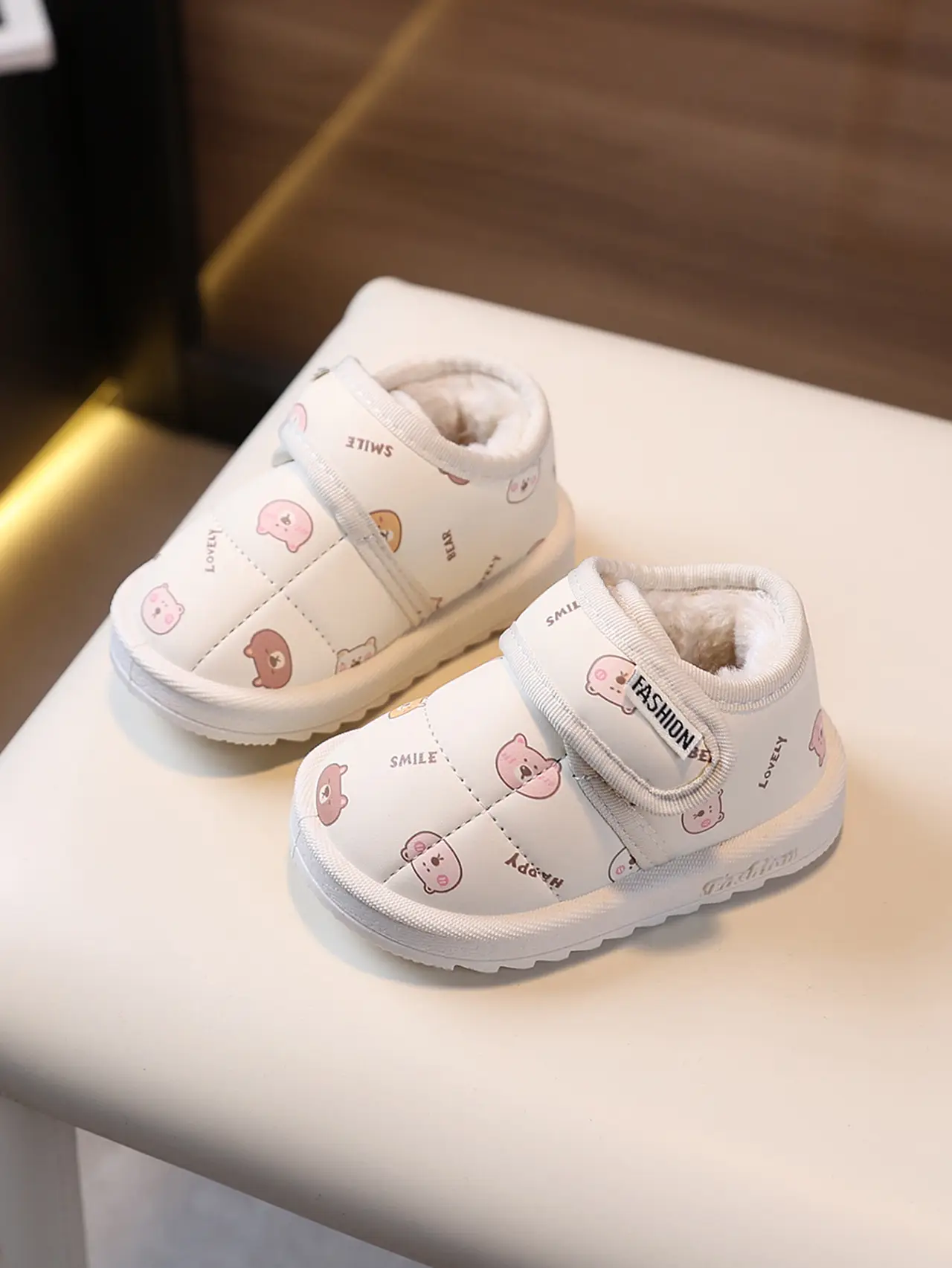 Winter Warm Waterproof Toddler Shoes for 1yo Girls Boys — feature 2