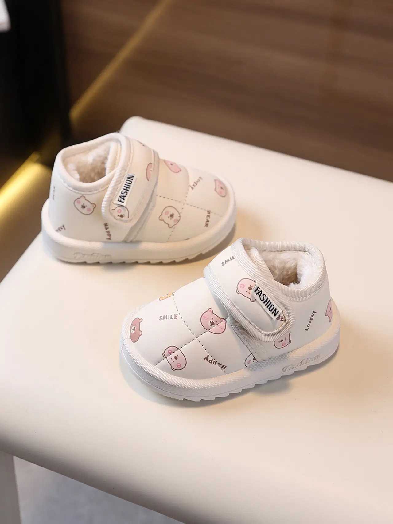 Winter Warm Waterproof Toddler Shoes for 1yo Girls Boys — feature 3