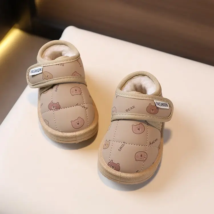 Winter Warm Waterproof Toddler Shoes for 1yo Girls Boys