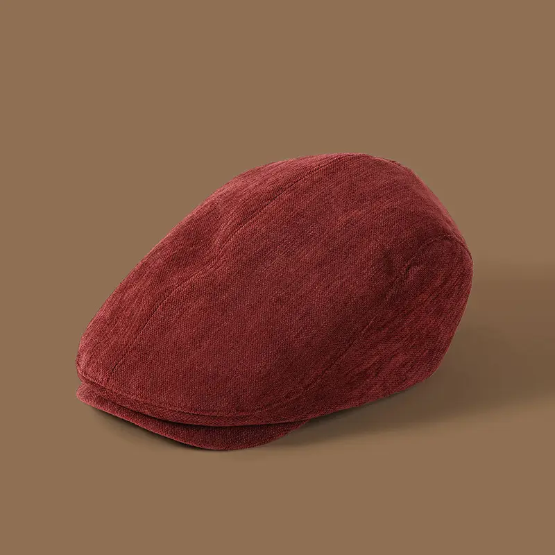 Women Korean Style Forward Cap Autumn Winter Face Slimming Newsboy Cap - Image 6