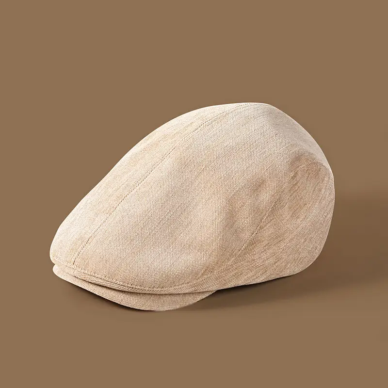 Women Korean Style Forward Cap Autumn Winter Face Slimming Newsboy Cap - Image 7