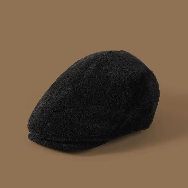 Women Korean Style Forward Cap Autumn Winter Face Slimming Newsboy Cap - Image 8