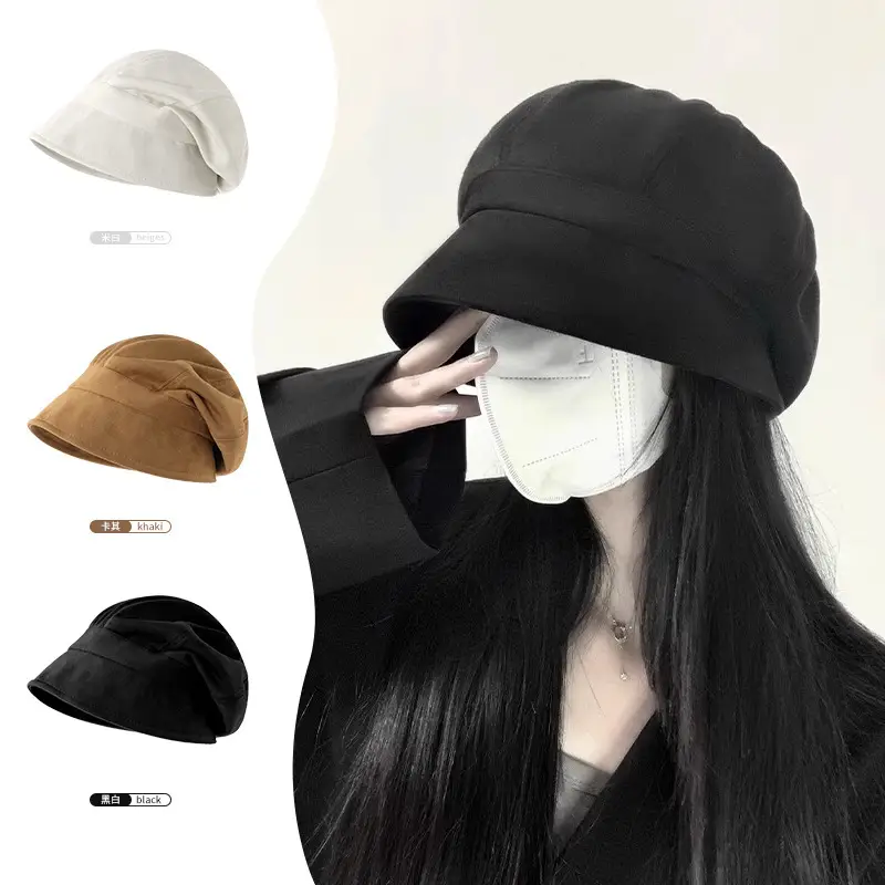 Women Winter Fisherman Hat Brown Large Cap — feature 1