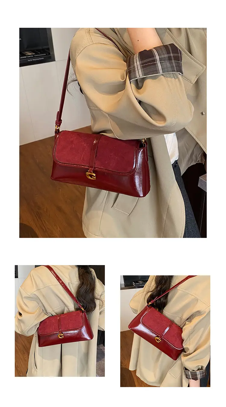 Brown Suede Crossbody Bag for Women 2025 — feature 6