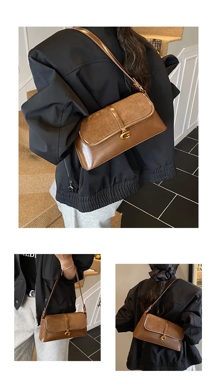 Brown Suede Crossbody Bag for Women 2025 — feature 7