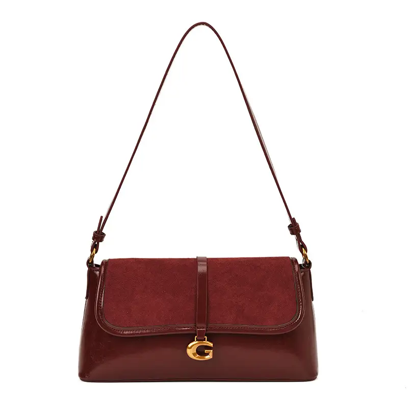 Brown Suede Crossbody Bag for Women 2025