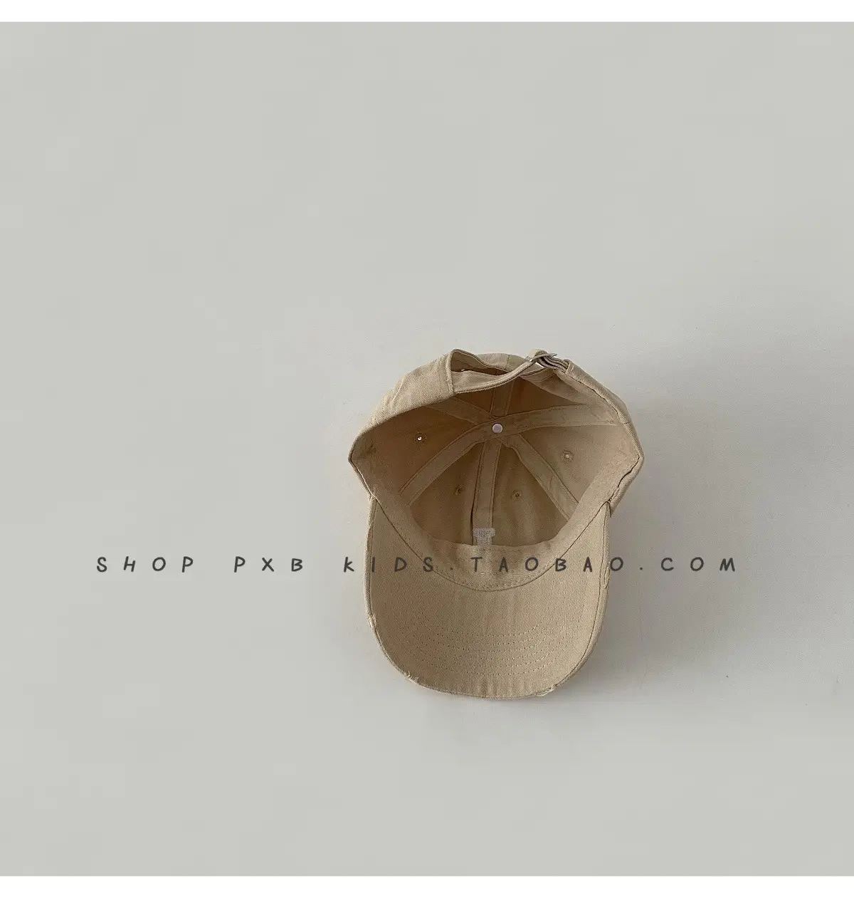 Kids Letter Embroidered Baseball Cap Black — feature 12