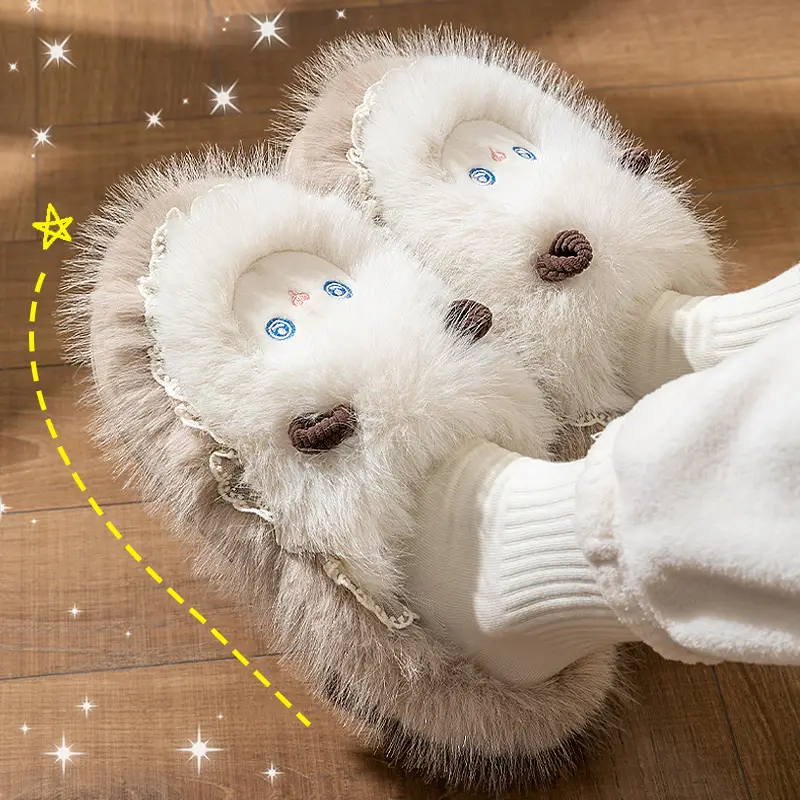 Maternity Slippers for Women, Autumn and Winter 2025 New Indoor Home Thick-Soled Non-Slip Warm Postpartum Cotton Shoes for Women - Image 11