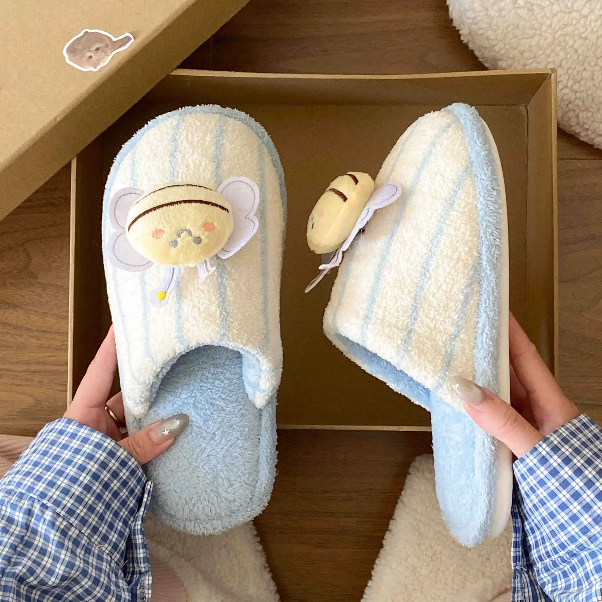 2025 Winter Cartoon Cotton Slippers for Girls