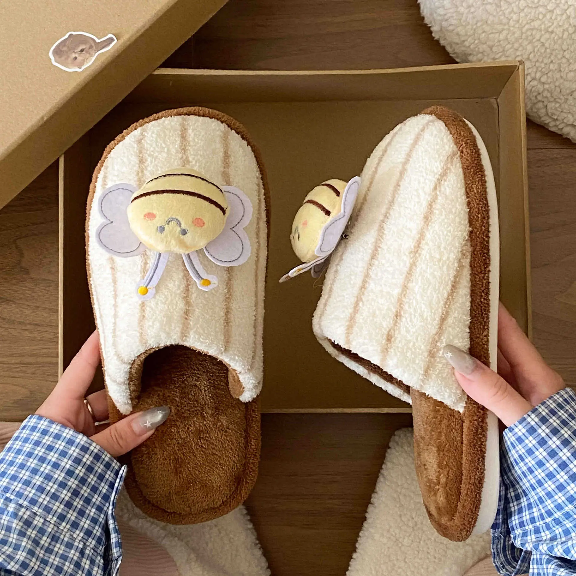 2025 Winter Cartoon Cotton Slippers for Girls