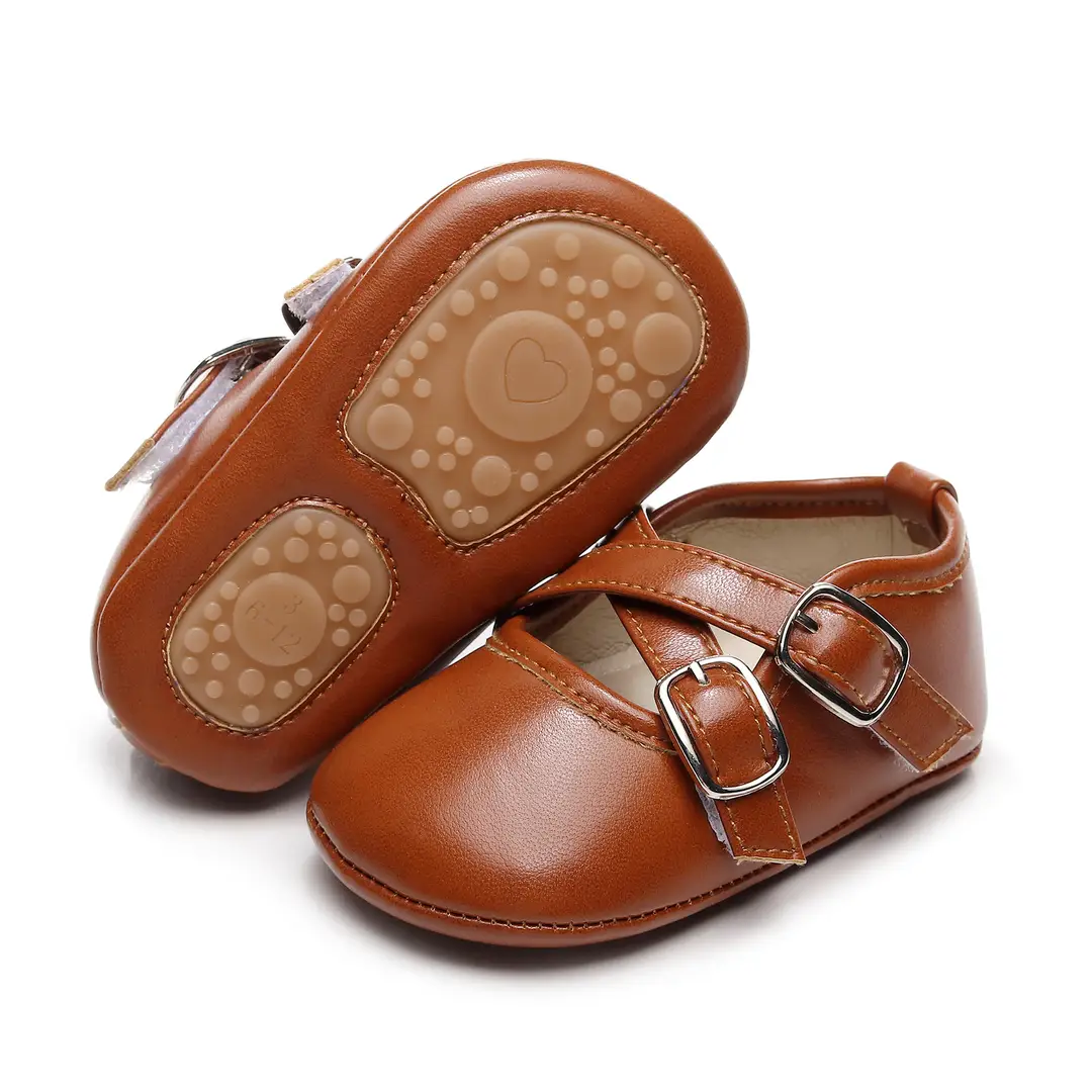 Mabu Bear Kidsren's Leather Shoes, Baby Shoes, Baby Shoes, Spring Girls' Shoes, Princess Shoes, Kidsren's Toddler Shoes, Korean Version - Image 3