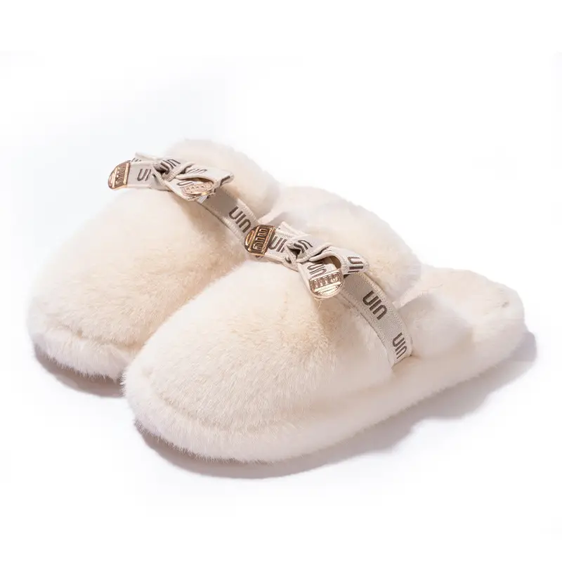 New Cotton Slippers for Women in Winter Thickeneded Couples Indoor Non-Slip Home Cute Plush Slippers Home Cotton Slippers for Men - Image 3