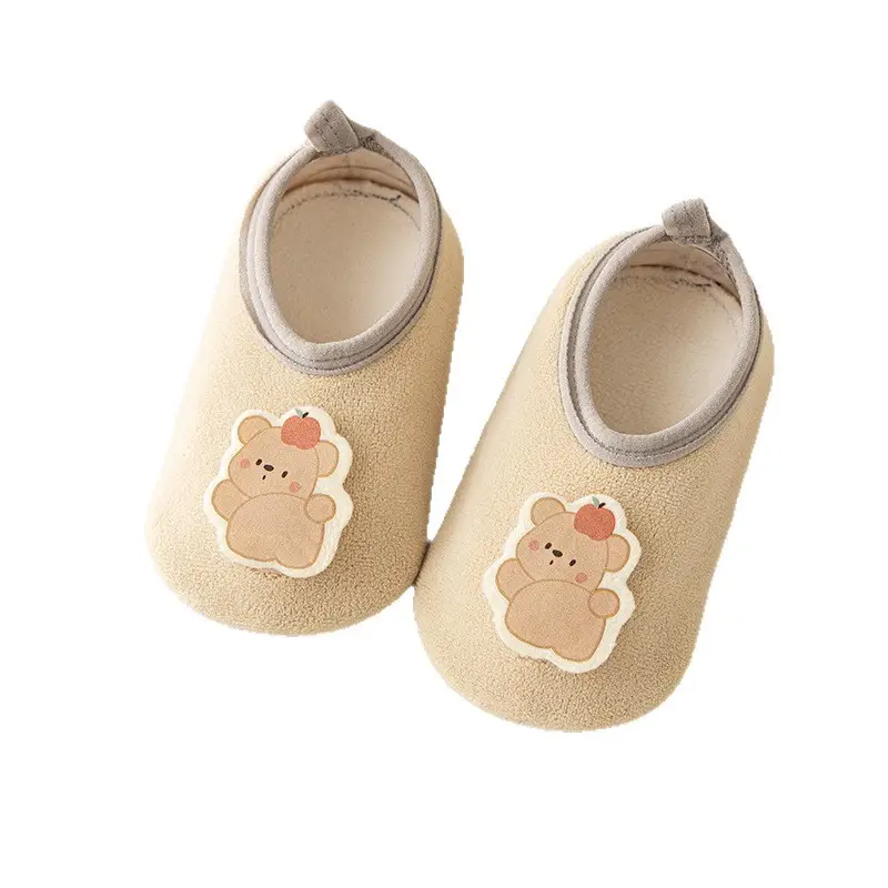 Non-Slip Thick Baby Floor Socks Blue Winter