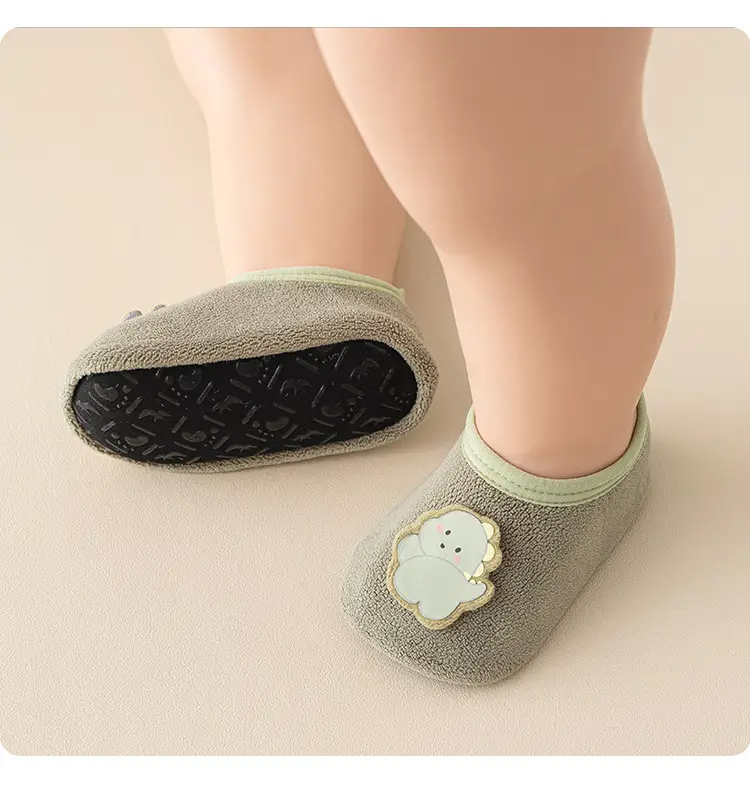Non-Slip Thick Baby Floor Socks Blue Winter — feature 10