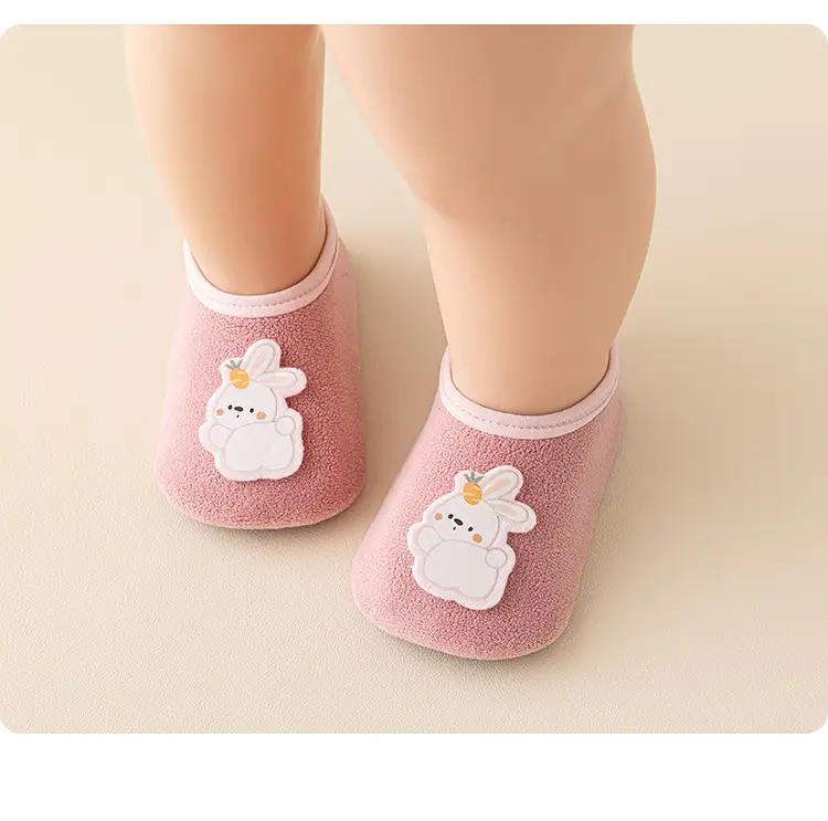 Non-Slip Thick Baby Floor Socks Blue Winter — feature 11