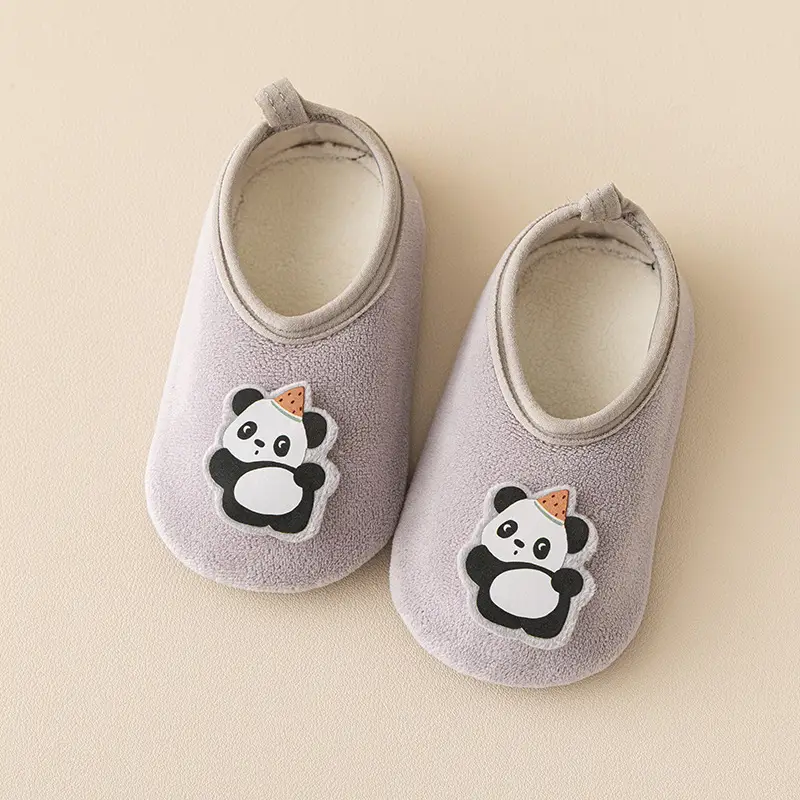 Non-Slip Thick Baby Floor Socks Blue Winter
