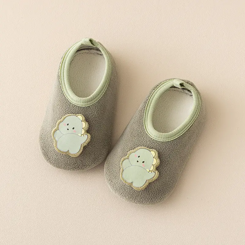 Non-Slip Thick Baby Floor Socks Blue Winter