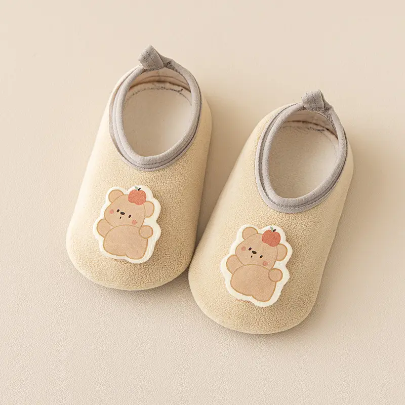 Non-Slip Thick Baby Floor Socks Blue Winter