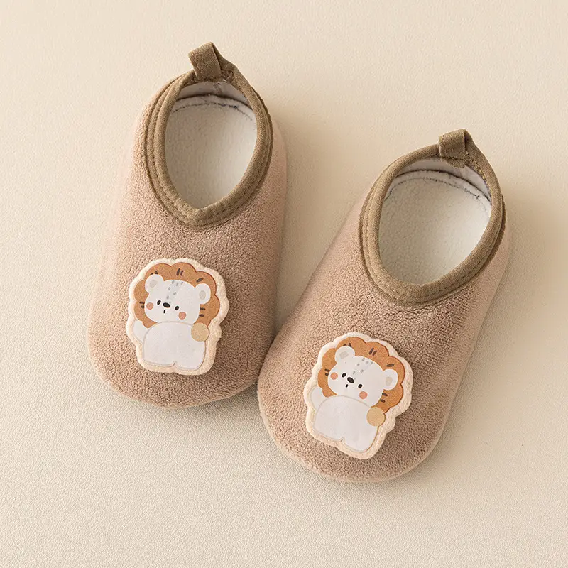 Non-Slip Thick Baby Floor Socks Blue Winter
