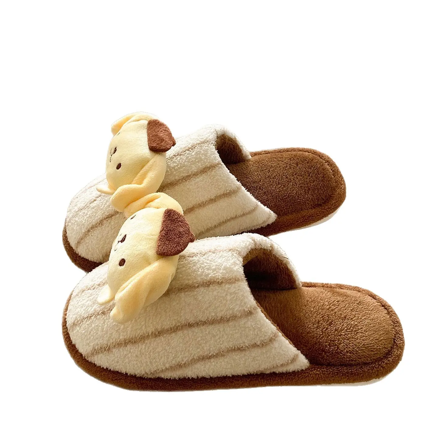 Women Cotton Cartoon Slippers Pink Bow - Image 8