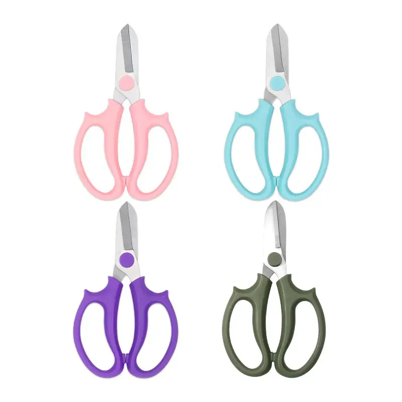 Stainless Steel Pruning Scissors, Floral Gardening Scissors, Flower Arranging Scissors, Garden Tools, Cross-Border Ready Stock Wholesale