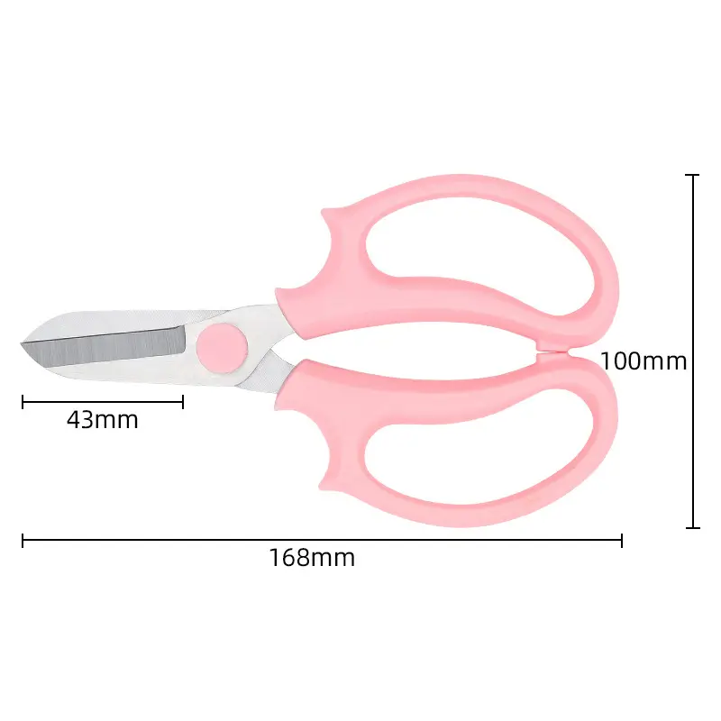 Stainless Steel Pruning Scissors, Floral Gardening Scissors, Flower Arranging Scissors, Garden Tools, Cross-Border Ready Stock Wholesale