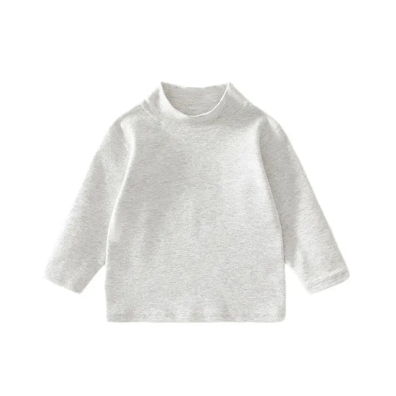 Jingqi Kids T-Shirt White Long Sleeve Baby Boys Girls