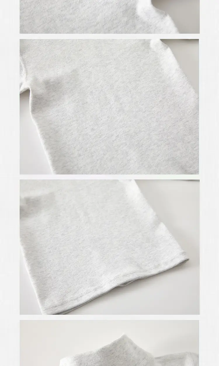 Jingqi Kids T-Shirt White Long Sleeve Baby Boys Girls — feature 5