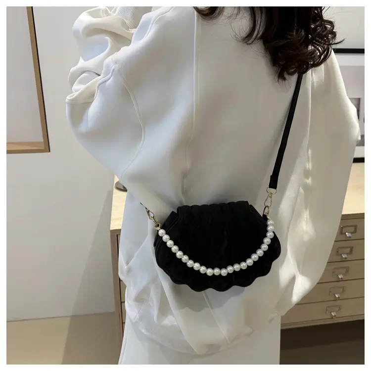 Women's Pearl Embroidered Shoulder Bag — feature 11